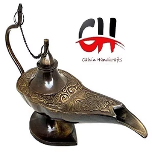 Lámpara Náutica de Latón, Decoración para el Hogar, Lámpara Antigua de Latón Estilo Aladino, Decoración de Mesa, Artesanía, Exhibición, Lámpara de Aladino, Artículo de Regalo - Product Image 4