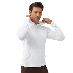 Sweat-shirt à capuche unisexe personnalisé 100% coton Tissu tricoté Poche avant Manches longues Coupe régulière Hiver Respirant pour décontracté - Product Image 5