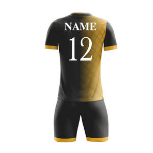 Uniforme de fútbol de poliéster 100%, novedad, conjunto de ropa deportiva para hombres, uniformes de jugadores de fútbol de entrenamiento de Equipo de Servicio OEM - Product Image 3