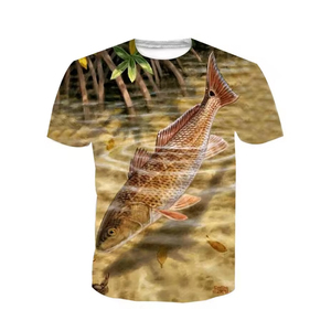 Camiseta de pesca sublimada, venta al por mayor, camisa de pesca para hombres, manga corta, diseño de sublimación completo, venta en Pakistán - Product Image 3