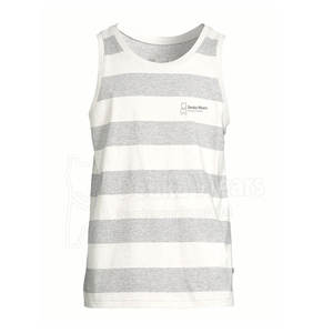 Débardeurs de sport imprimés à col rond, coupe ajustée, sur mesure, faible MOQ, pour hommes, personnalisables, 100 % coton, sans manches, pour l'entraînement - Product Image 1