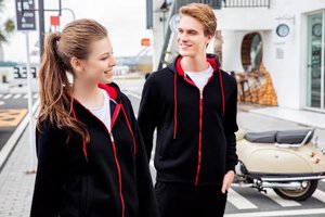 Sweat-shirt en velours pour homme avec logo personnalisé, sweat-shirt à capuche marron à manches longues, vente en gros - Product Image 6