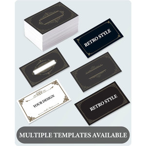 Tarjetas de visita que hablan volúmenes adaptados a la visión de su marca Tarjetas de visita de estilo retro Personalizadas Muy adecuado Profesional - Product Image 2