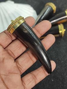 Collier pendentif en corne de buffle, bijoux tribaux naturels et durables pour femmes, haute qualité - Product Image 3