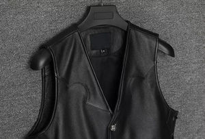 Custom Made Men's Women's Wears Motorcycle Racing Wear <b>Waistcoats</b> Men's Motorbike Genuine <b>Leather</b> Reversible <b>Biker</b> Vest For Male - Product Image 5