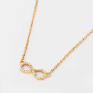 Collier à pendentif Infinity Moissanite - Product Image 4