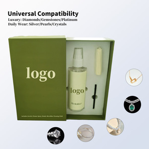 <span class=keywords><strong>Nettoyant</strong></span> mousse naturel OEM pour montres et bijoux de luxe, compatible avec l'or, l'argent et l'acier inoxydable, avec brosse et chiffon de nettoyage - Product Image 6