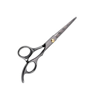 Tijeras de corte de pelo de peluquero de alta calidad con pulido de espejo, tijera de salón de belleza con reposapiés fijo, mango de plástico - Product Image 2