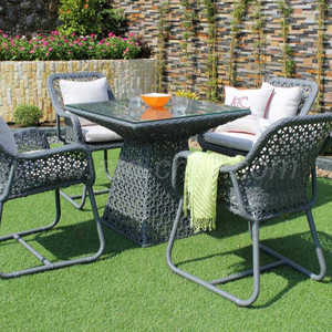 Ensemble de jardin en rotin synthétique à 4 places pour le patio en osier - Product Image 1