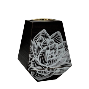 กระถางธูปบาคูหรืออาหรับแบบดั้งเดิมโถไม้ใช้ในร่มพร้อมที่วางธูปของขวัญรอมฎอน - Product Image 1