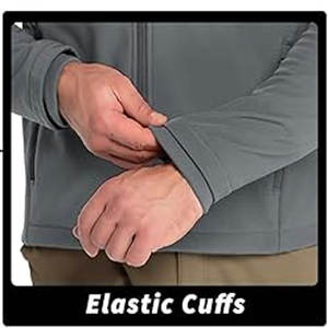 Veste Softshell personnalisée pour hommes Veste Softshell confortable Coupe-vent Respirante Veste Softshell pour hommes - Product Image 6