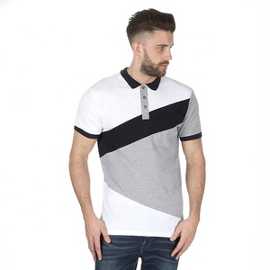 Camiseta de manga corta para hombre, cómoda, estirable, poliéster/algodón, diseño de logotipo de Color personalizado, transpirable, forro de moda de talla grande - Product Image 5