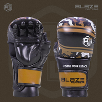Guantes de Entrenamiento de MMA, Piel de Vacuno, Secado Rápido, Absorción de Humedad, para Combate en Jaula, Kick Boxing, Muay Thai, Boxeo, Artes Marciales