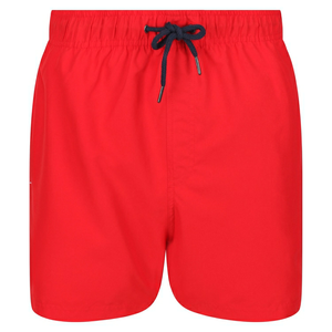Shorts de bain et de plage respirants pour hommes, taille élastique avec cordon de serrage, shorts de bain doux avec poches - Product Image 3