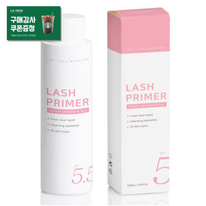 Lashmonster Style Natural Eyelash <b>Primer</b> Avocado Formula pH 5.5 Mild Acid Cleanser for Deep-Wave Lashes Elasticity Promoting - Product Image 3