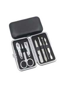 Ensemble de 7 pièces de coupe-ongles de couleurs bleu ciel, Kits de manucure de haute qualité par Zachary Industries - Product Image 2