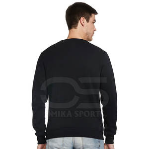 Sweat-shirt pour homme en mélange de coton oversize Street Style Top à manches longues pour le sport et les tenues décontractées - Product Image 3