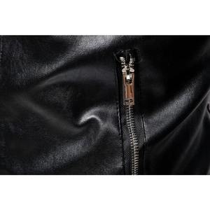 Automne nouvelle grande taille hommes col montant veste en cuir PU mode veste en cuir manteau à la mode - Product Image 5
