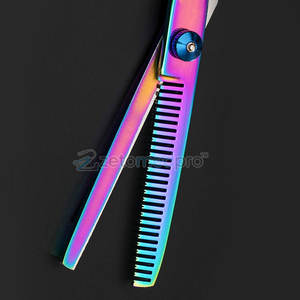 Ciseaux à effiler simples durables, 30-40 dents, outil de coupe de cheveux en acier inoxydable, ciseaux à effiler simples pour coiffeur - Product Image 3