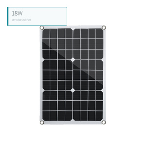 Panel Solar Flexible Portátil de 18W 18V con Salida USB para Carga en Viajes - Product Image 2