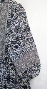 100% Cotton Handmade Western Floral Pattern Design Printed <b>Maxi</b> <b>Dress</b> With Customized Size <b>Casual</b> <b>Dresses</b> for Women Wearing Uses - Product Image 4