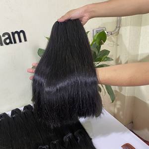 Extensions de cheveux brésiliens naturels, 100% cheveux vierges, alignés de cuticules, Super Double Drawn, lisses, en lot, nouvelle collection - Product Image 4