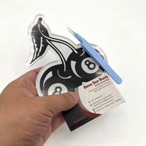 Azulejos para Pestañas de Billar, Diseño Personalizado de Corazón y Mariposa, Azulejos Acrílicos para Pestañas, Imanes, Pinzas, Herramienta al por Mayor, Libre de Crueldad - Product Image 2