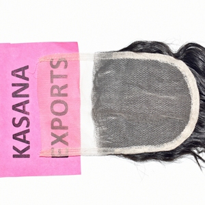 Extensiones de Cabello Humano Natural Procesado de Color Natural, Tejido Doble a Máquina con Cierre 4x4 y Cutícula Alineada, Fabricación India Cruda, Venta al Por Mayor - Product Image 2