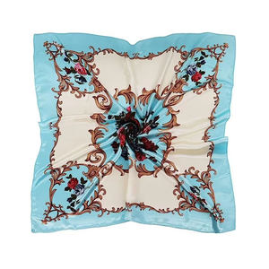 Women Fashion Elegant Flower Printed Bandana Women Head <b>Scarf</b> <b>Silk</b> Satin Head <b>Scarves</b> Women <b>Scarves</b> - Product Image 6