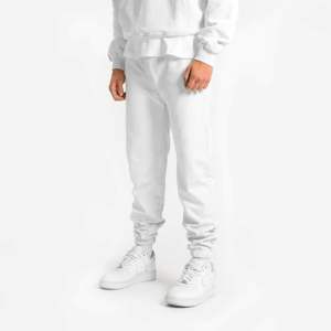 Pantalones de chándal ajustados para hombre más vendidos del 2025, pantalones de chándal de cintura media de lona de algodón 100% transpirable personalizados en estilo informal - Product Image 2