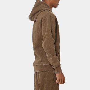 เสื้อฮู้ดดี้ผู้ชายแบบฟอกสี ทนทาน ขายดี ราคาส่ง ระบายอากาศได้ดี เสื้อฮู้ดดี้ผู้ชายแบบฟอกสี พร้อมโลโก้สั่งทำ - Product Image 4