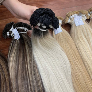 Vente en gros usine – Cheveux vietnamiens teints à pointe plate, kératine double drawn, lisses, tendance, nuances brillantes - Product Image 3