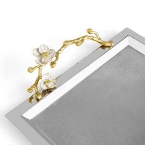 Plateau de service en métal moderne à succès, parfait pour présenter les repas, décoration de Noël, utilisation pour la décoration de la maison et l'élégance - Product Image 3