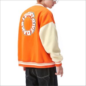 Customized Printing Winter Long Sleeve Men's Polyester/Cotton Baseball Letterman Varsity <b>Jacket</b> Chenille <b>Patches</b> Front Design - Product Image 3