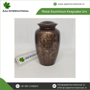 Ready Bulk Stock of Aluminum Funeral Supplies <b>Keepsake</b> Urn for Human <b>Ashes</b> Wooden Casket <b>Pet</b> Application Memorial Direct India - Product Image 2