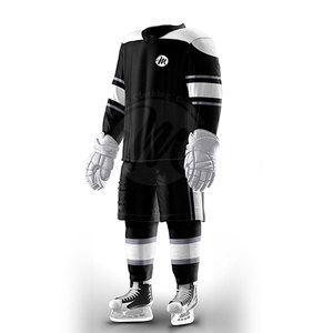 Uniforme d'équipe de hockey sur glace de haute qualité, tissu durable, pantalon ajustable, parfait pour les clubs, les ligues et les tournois. - Product Image 4
