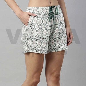 Shorts de Algodón Transpirable de Alta Calidad para Mujer, Ecológicos, de Secado Rápido, Cintura Alta con Volantes, Fabricante OEM ODM, Venta al Por Mayor - Product Image 1