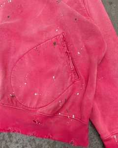 Sudaderas con Capucha Estilo Vintage de Hermandad Griega para Mujer, Sudaderas con Estampado de Pintura Desgastada, Bordadas, Moda Urbana - Product Image 4