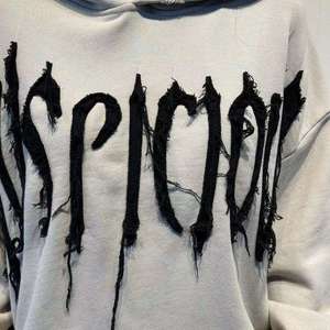 Sweat-shirt tendance pour homme 2026, personnalisé, en coton lourd, à motif brodé, bord brut, style streetwear - Product Image 4