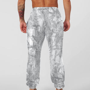 Pantalons pour hommes, grande taille, coton respirant, camouflage bionique, pantalons de randonnée en plein air, pêche, jungle, bas longs - Product Image 2