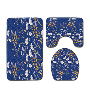 Custom Printed Bath <b>Mat</b> <b>Bathroom</b> Rug <b>Set</b> for <b>Bathroom</b> Non-Slip Shower Curtain Bath <b>Mat</b> - Product Image 5