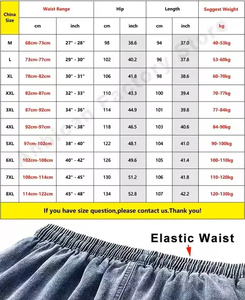 Top Ranking <b>Men's</b> Denim <b>Jeans</b> Pants Breathable Anti-Wrinkle Sustainable Stylish Durable High Quality Elastic Waist Lightweight - Product Image 6