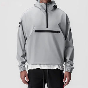 Oversized <b>Lightweight</b> Unisex Short <b>Jacket</b> <b>Waterproof</b> Casual Workwear for <b>Running</b> Sports Mens Hooded Punching <b>Jackets</b> - Product Image 6