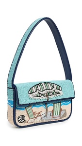 Hot Selling Durable Construction with Neat Edge Piping Beaded Shoulder Bag Leopard Print Embroidered Evening <b>Handbag</b> <b>for</b> Women - Product Image 3