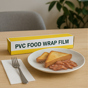 Film alimentaire de qualité alimentaire clair PVC coulée transparente Soluble dans l'eau enveloppe en plastique souple pour envelopper les aliments en gros - Product Image 1