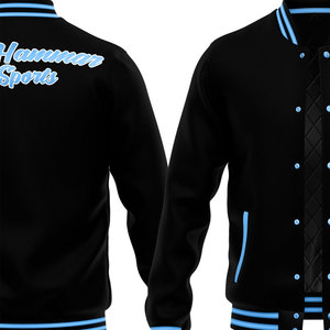 Vente en gros Veste bombardier à manches longues de luxe pour hommes Design de letterman de baseball personnalisé en laine à l'état neuf - Product Image 5