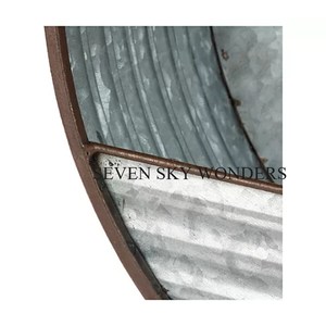 Maceta de Metal de calidad fina, maceta colgante galvanizada para interiores, forma redonda, jardín, Patio, maceta para colgar en la pared, decoración de balcón - Product Image 4