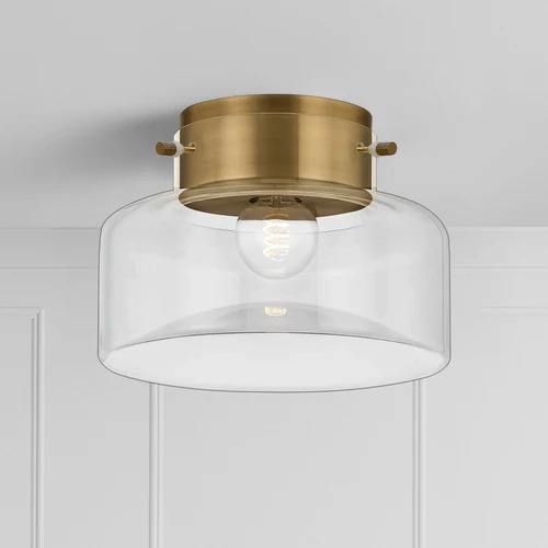 ทองเหลืองเก่า + แก้วใสคริสตัล