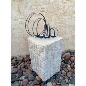 Porte-lampes à thé en fer enduit noir Design élégant pour la décoration de table de mariage Accents pour la maison et les événements spéciaux Lot de 4 - Product Image 2