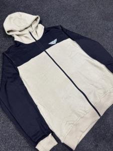 Survêtements zippés en molleton de coton/survêtement zippé Fitness slimfit personnalisé/jogging en molleton d'échauffement - Product Image 6